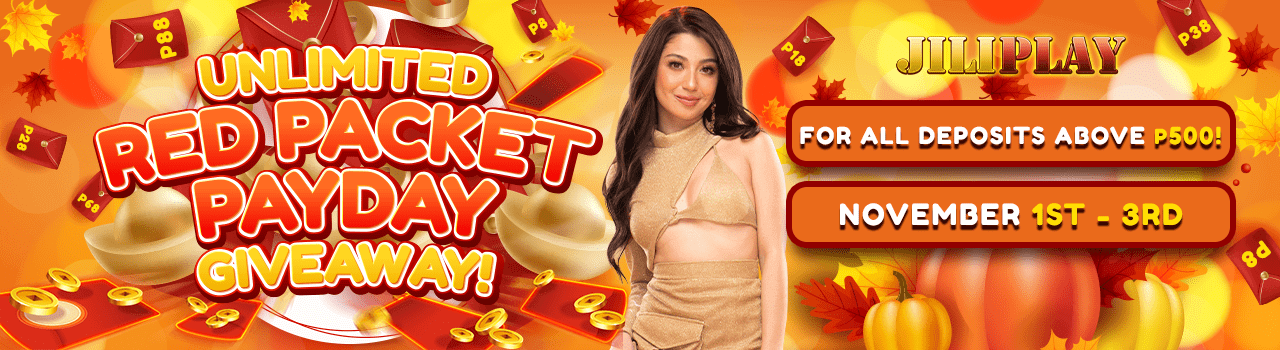 November PAYDAY UNLI Red Packet Giveaway for all deposits